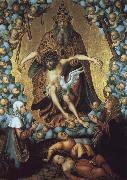 Lucas  Cranach The Trinity Spain oil painting artist